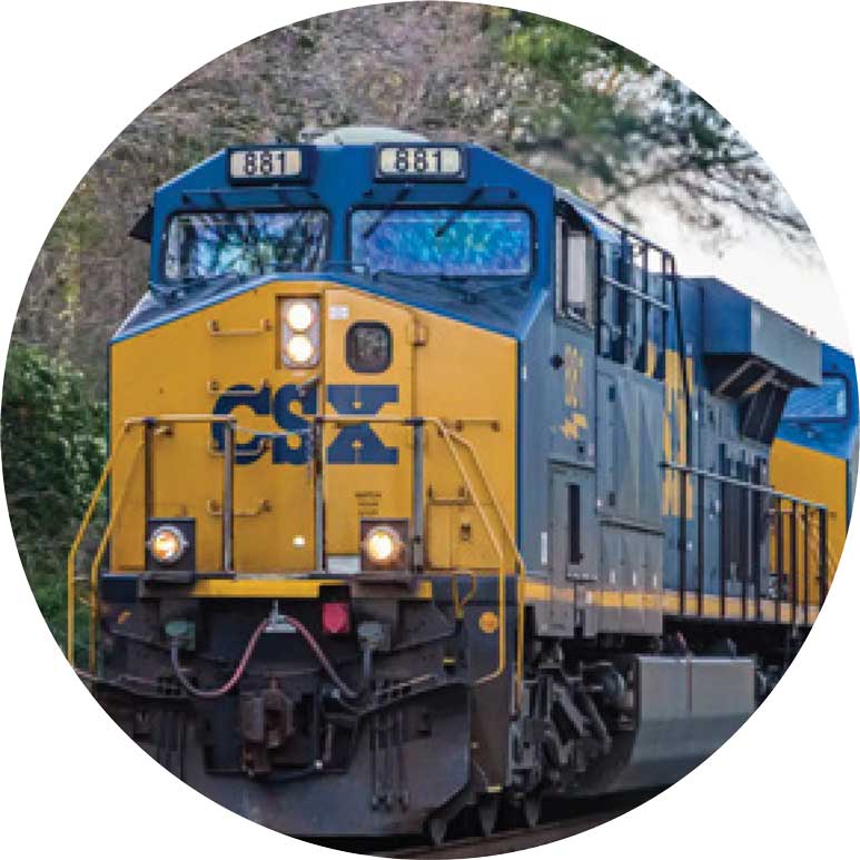 csx freight rail onsite